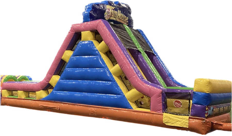Rock Climb and Slide Fun House Inflatable Challenge Rental in Toronto, Mississauga, Brampton, Hamilton, Ottawa, Ontario